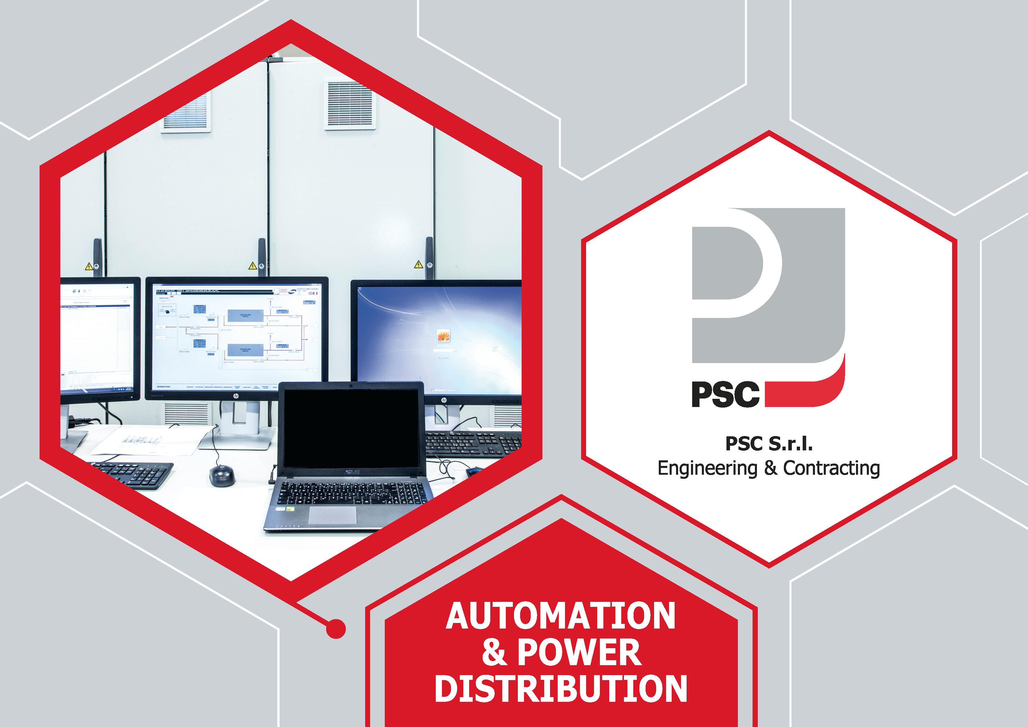Brochure PSC Automatisation et distribution d'énergie