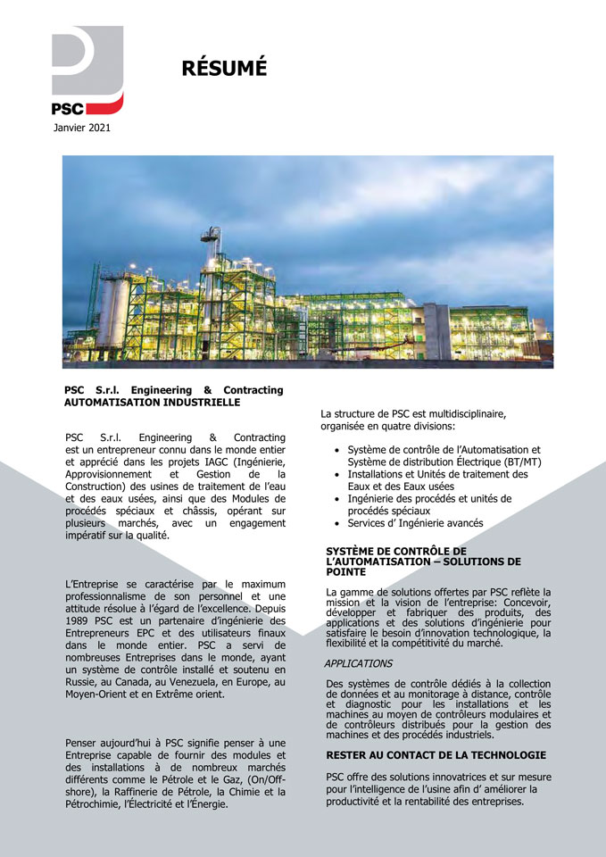 Abstract - Case Study Control System Project
